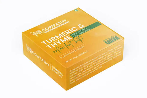 Cowpathy Turmeric | Thyme Cow Dung Bath Soap